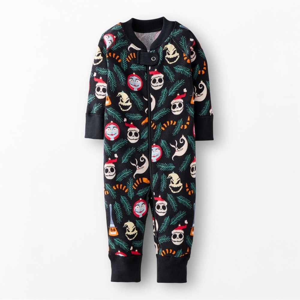 Hanna Andersson Disney Nightmare Before Christmas Footie Sleeper 6–12M